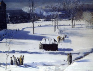 blue-snow-battery-by-george-bellows